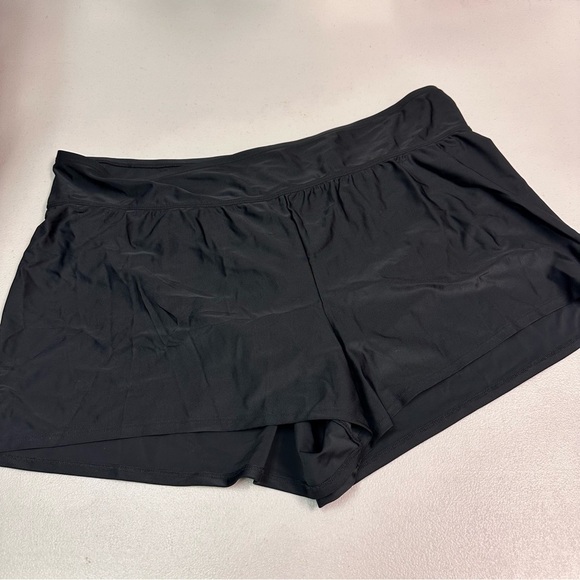 Kona Sol Pants - Kona Sol Black Women's Swim Shorts Size 1X